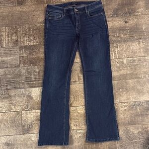 White House Black Market Blue Straight Leg Jeans